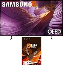 QN55S85FAFXZA 55 Inch OLED HDR 4K Smart TV with Q-Symphony Pro and 2 Year Amber Protection Plan (2025)