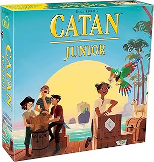 Junior Board Game - Swashbuckling Adventure for Young Pirates! Strategy Game, Fun Family Game for Kids and Adults, Ages 6+, 2-4 Players, 30 Minute Playtime, Made by CATAN Studio