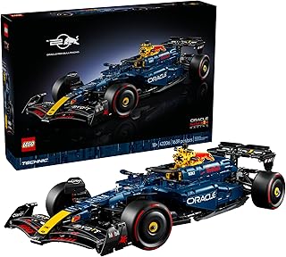 Technic Oracle Red Bull Racing RB20 F1 Race Car Model Kit - Building Set for Adults, Ages 18+ with Realistic Features - Gift for Birthdays - 42206