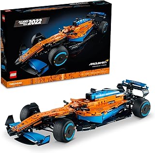 42141 Technic McLaren Formula 1 2022 Replica Race Car Model Building Kit, F1 Motor Sport Set Birthday Gift Idea for Adults, Men, Women, Him, Her, Husband, Collectible Home Decor