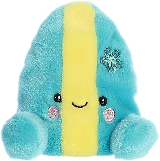 Aurora® Adorable Palm Pals™ Fynn Surfboard™ Stuffed Animal - Fun Collectible Plush for Kids and Adult Collectors - Perfect for Decorating Rooms and Birthday Gifts - Blue 5 Inches