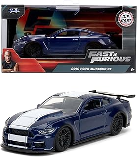 Fast & Furious 1:32 2016 Ford Mustang Die-Cast Car, Toys for Kids and Adults