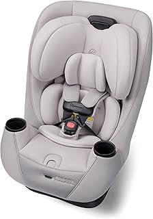 Maxi-Cosi Pria Max 3-in-1 Convertible Car Seat, Infant to Toddler Car Seat, ClipQuick Magnetic Chest Clip, Quick-Install Latch, Machine-Washable Cover, 5-100 lbs, Oyster Shell
