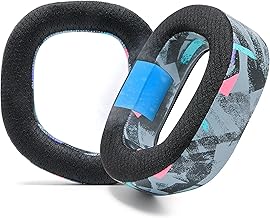 Freeze HS80 - Cooling Gel Earpads for Corsair HS80 RGB Wireless, Wired, & HS80 Max by Wicked Cushions - Elevate Comfort, Thickness & Sound Isolation for Epic Gaming Sessions | 90's Black