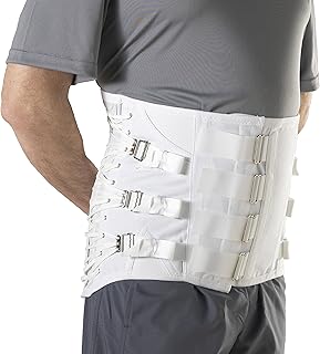 Truform-OTC Lumbosacral Corset, Disc Alignment, Spine Posture, Adjustable Front, Tall, X-Large (46-48 Inch Hip)