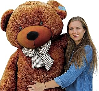 Joyfay 78" Giant Teddy Bear Huge 6.5 feet Stuffed Teddy Bear Soft Toy Valentine's Big Gift (Dark Brown)